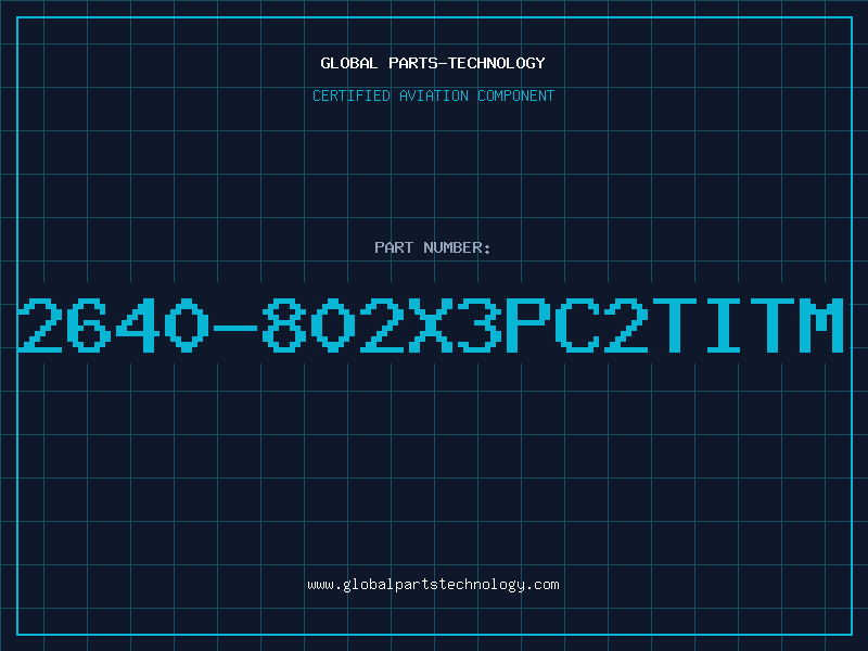 Aviation Part 2640-802X3PC2TITM
