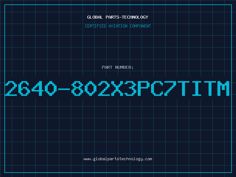 Aviation Part 2640-802X3PC7TITM
