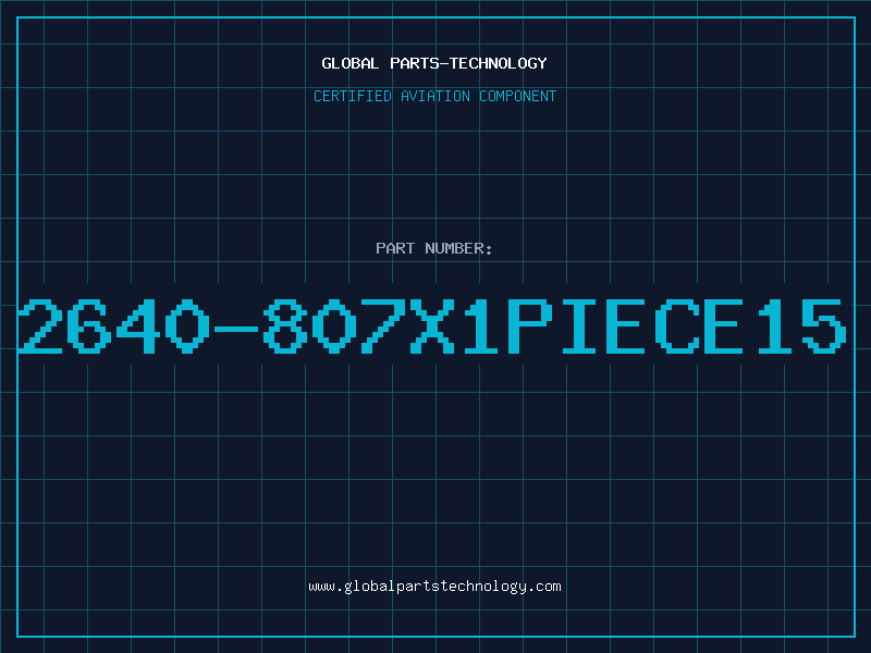 Aviation Part 2640-807X1PIECE15