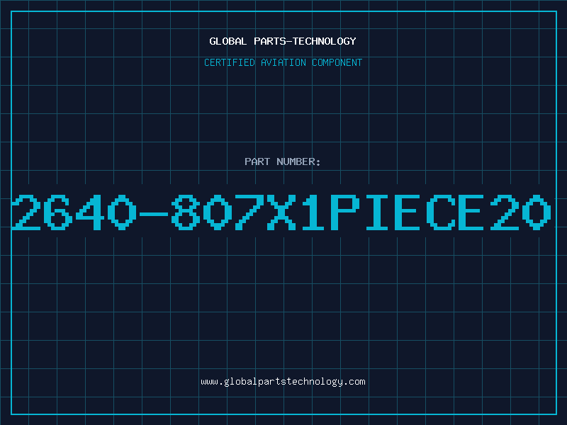 Aviation Part 2640-807X1PIECE20