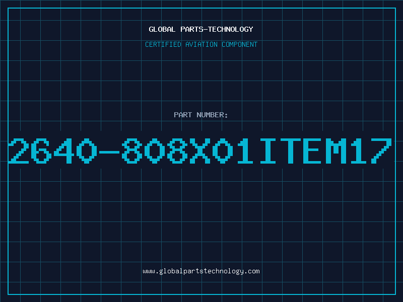 Aviation Part 2640-808X01ITEM17