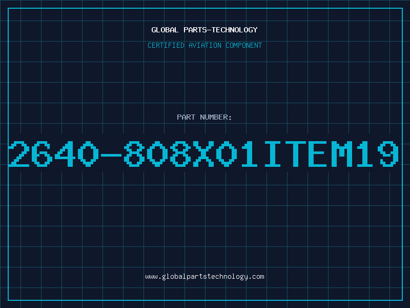 Aviation Part 2640-808X01ITEM19