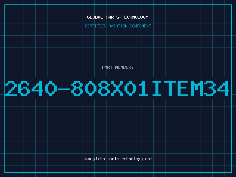 Aviation Part 2640-808X01ITEM34