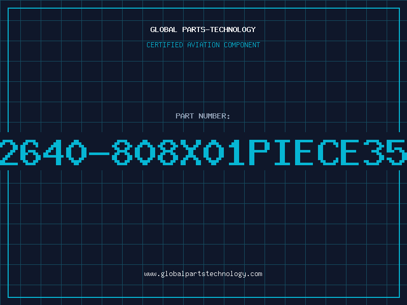 Aviation Part 2640-808X01PIECE35