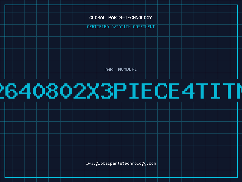 Aviation Part 2640802X3PIECE4TITM