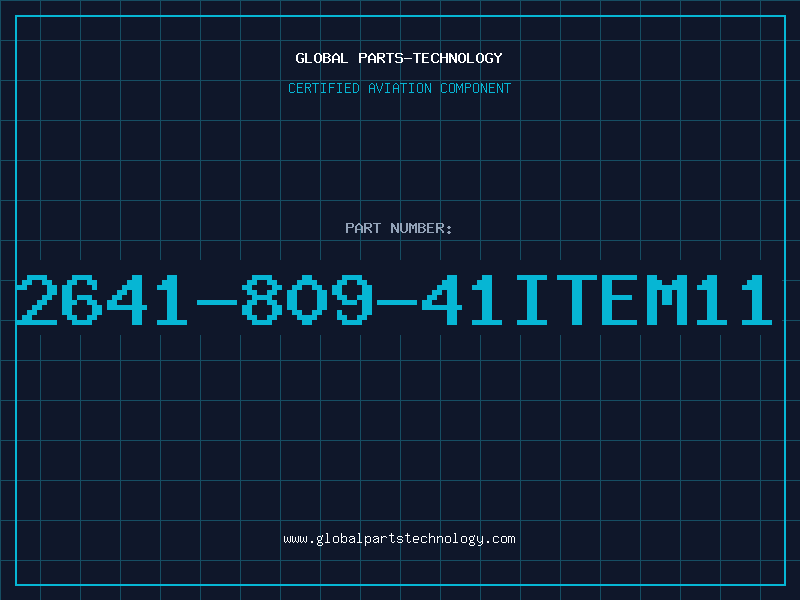 Aviation Part 2641-809-41ITEM11