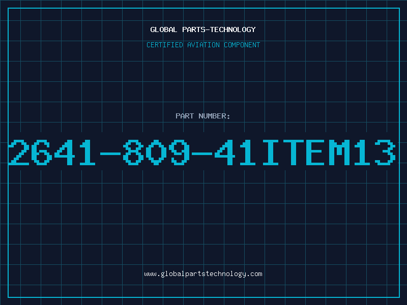 Aviation Part 2641-809-41ITEM13