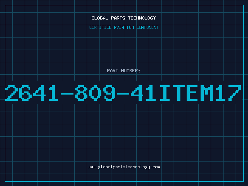 Aviation Part 2641-809-41ITEM17