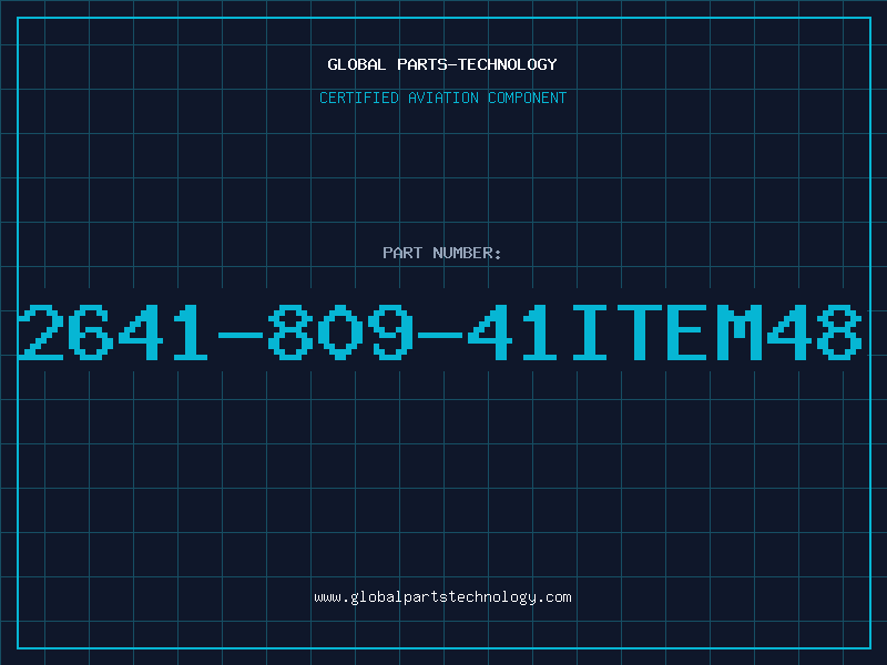 Aviation Part 2641-809-41ITEM48