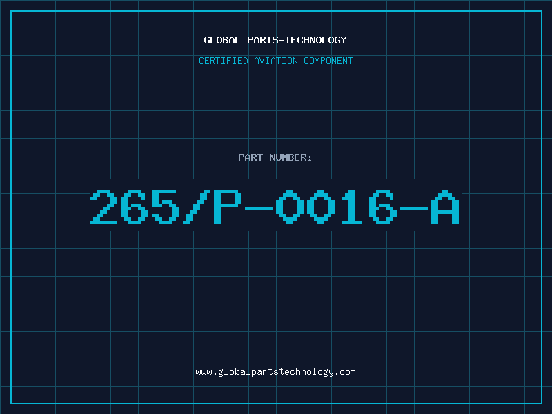 Aviation Part 265/P-0016-A