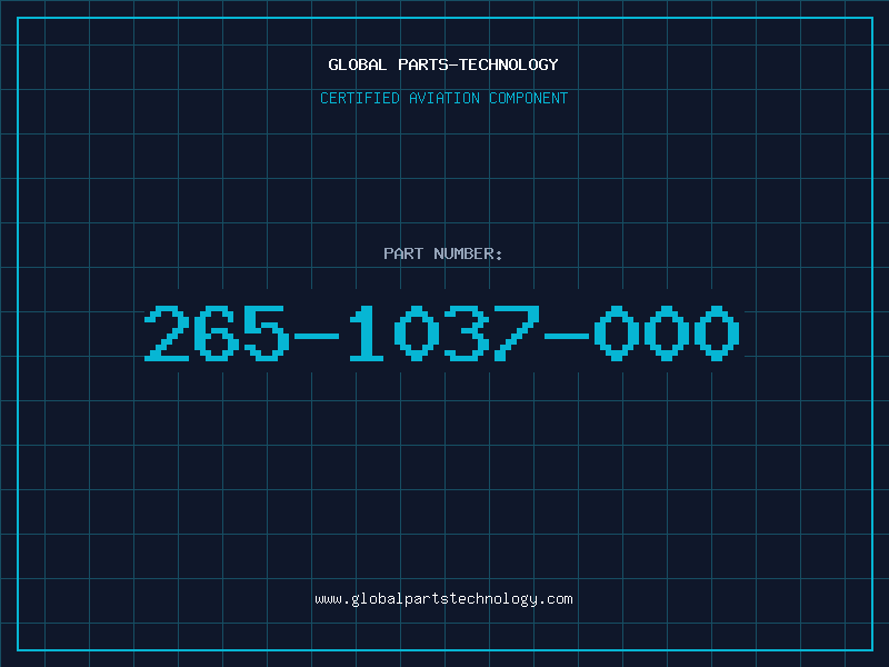 Aviation Part 265-1037-000