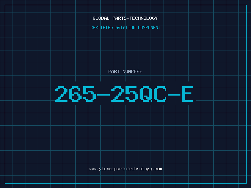 Aviation Part 265-25QC-E