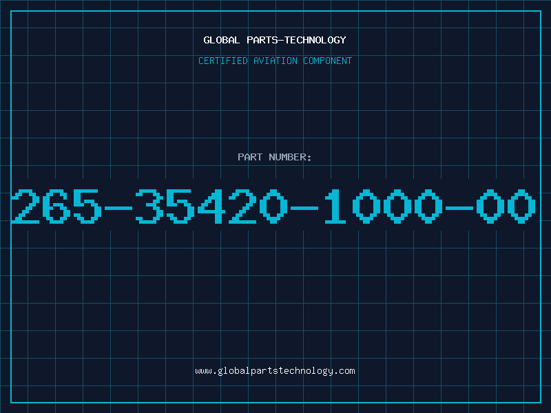 Aviation Part 265-35420-1000-00