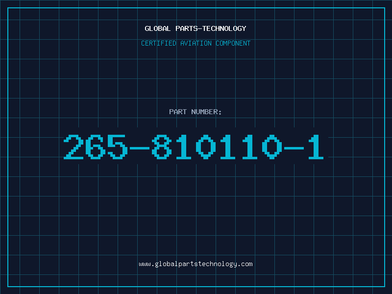 Aviation Part 265-810110-1