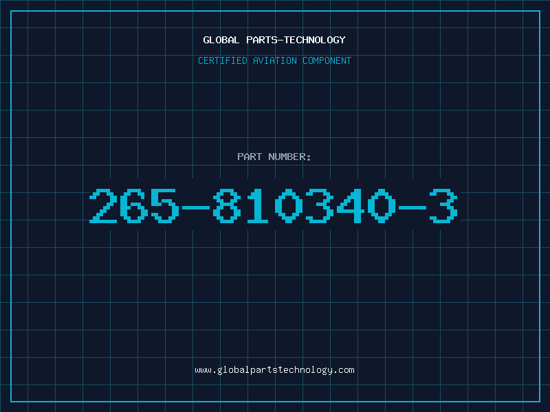 Aviation Part 265-810340-3