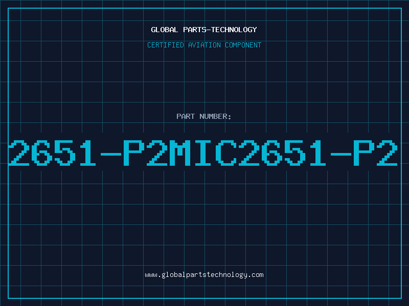 Aviation Part 2651-P2MIC2651-P2