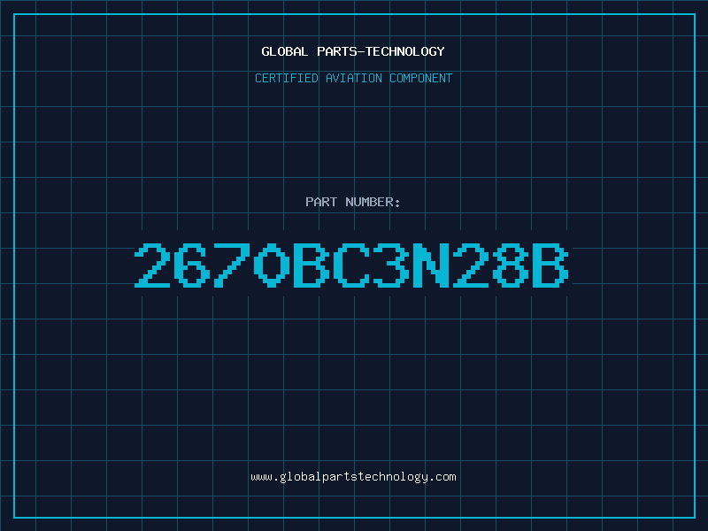 Aviation Part 2670BC3N28B