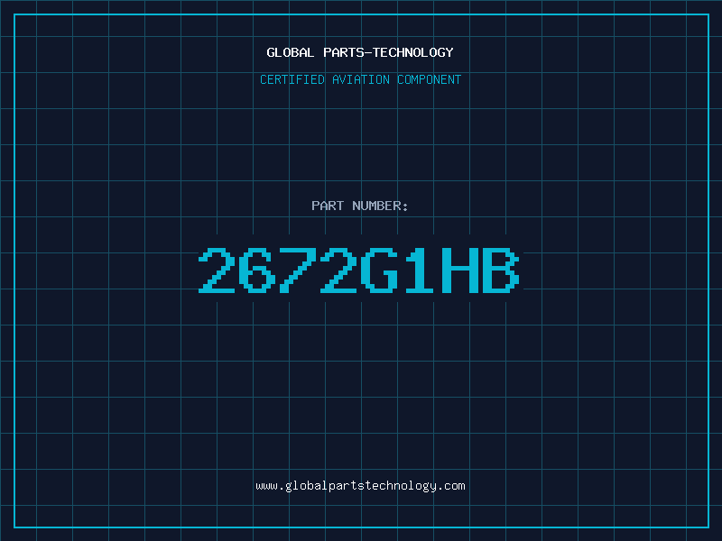 Aviation Part 2672G1HB
