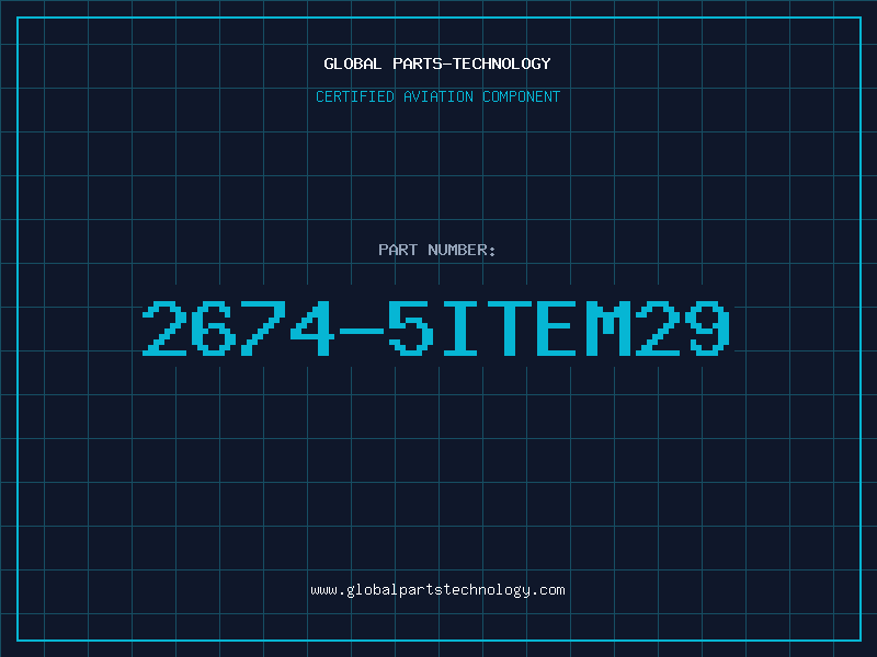 Aviation Part 2674-5ITEM29