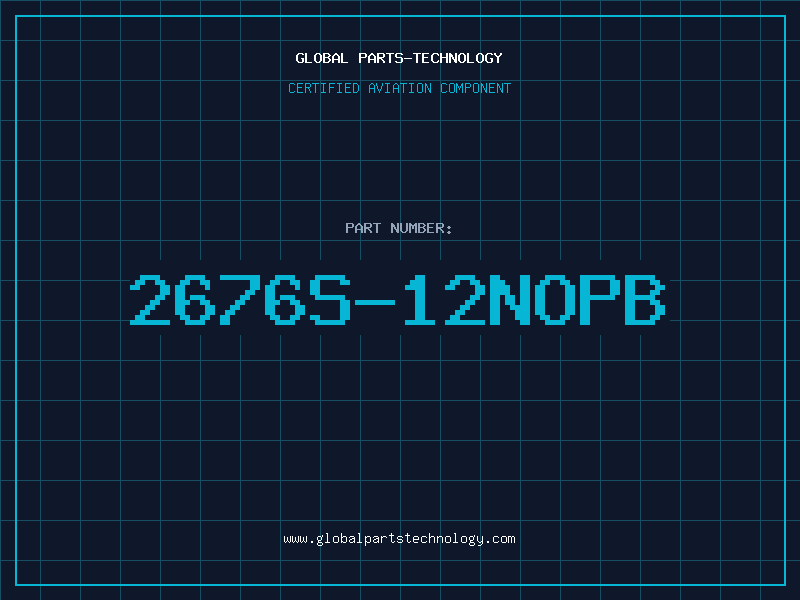 Aviation Part 2676S-12NOPB