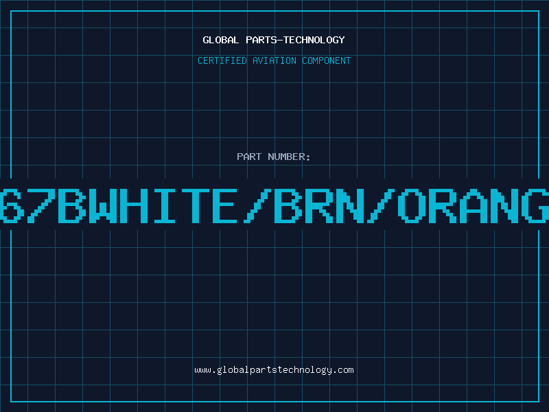 Aviation Part 267BWHITE/BRN/ORANGE