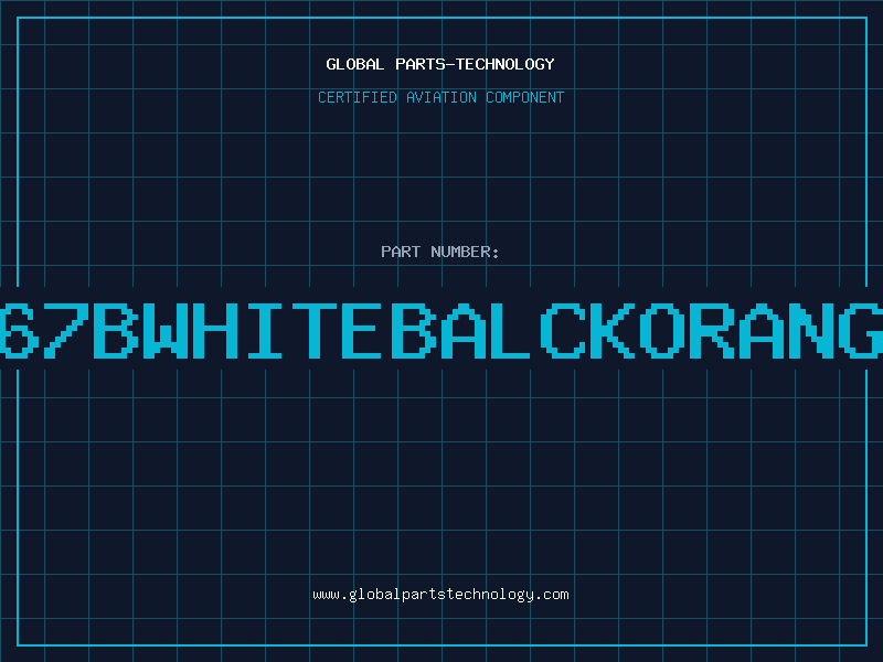 Aviation Part 267BWHITEBALCKORANGE