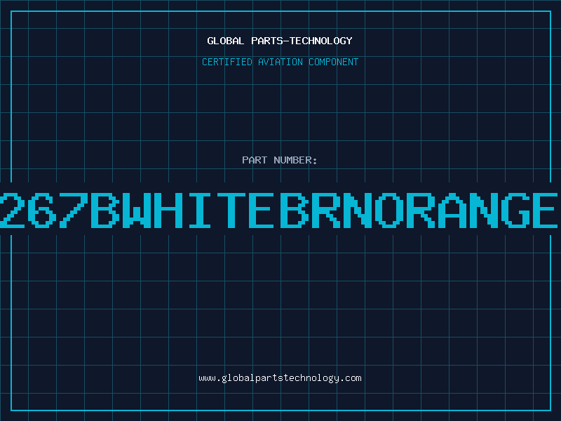 Aviation Part 267BWHITEBRNORANGE