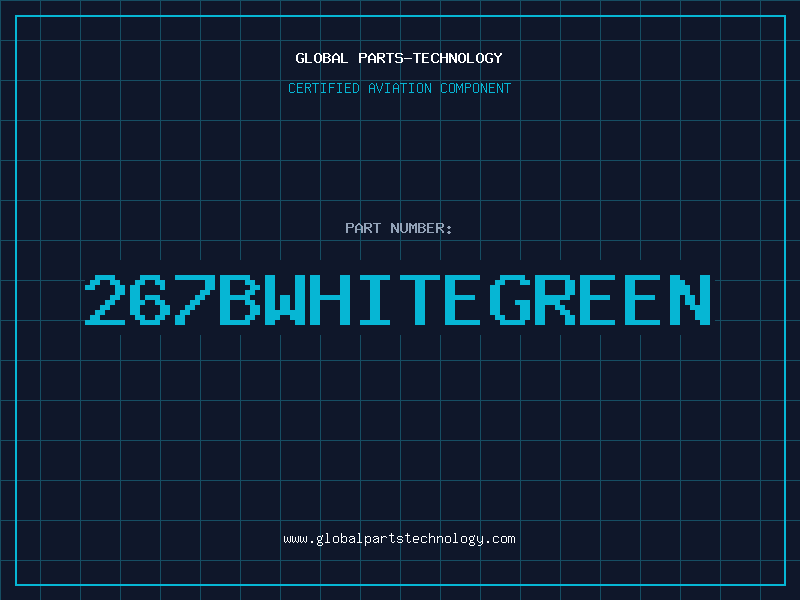 Aviation Part 267BWHITEGREEN