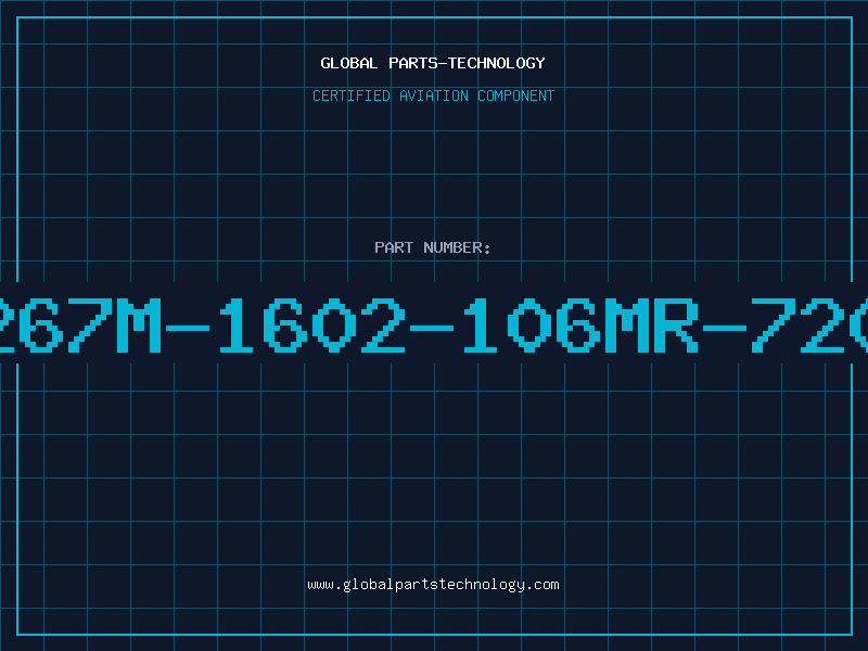 Aviation Part 267M-1602-106MR-720