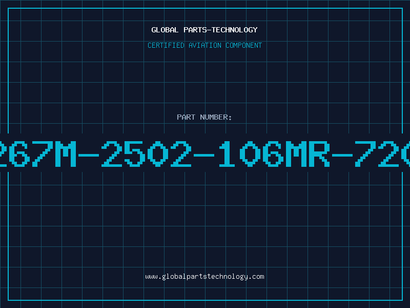 Aviation Part 267M-2502-106MR-720