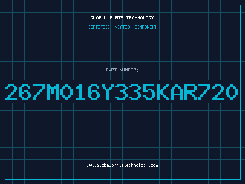 Aviation Part 267M016Y335KAR720