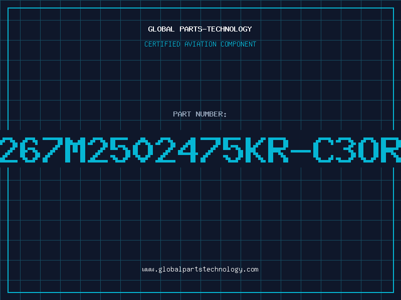 Aviation Part 267M2502475KR-C3OR