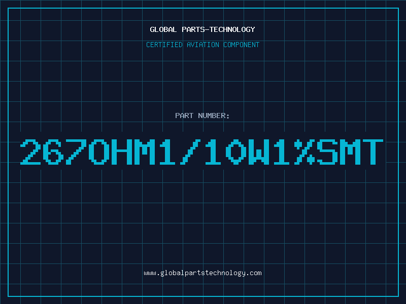 Aviation Part 267OHM1/10W1%SMT
