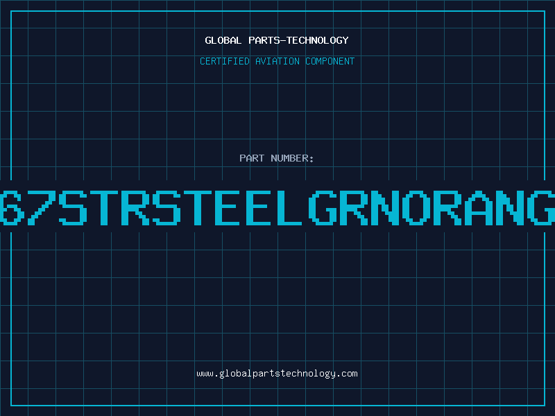 Aviation Part 267STRSTEELGRNORANGE