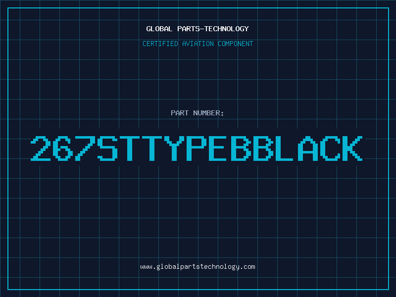 Aviation Part 267STTYPEBBLACK