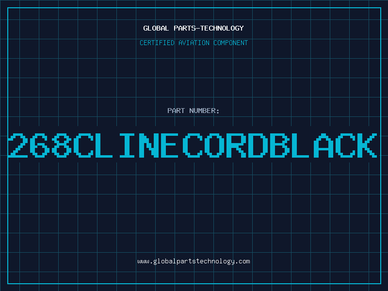 Aviation Part 268CLINECORDBLACK
