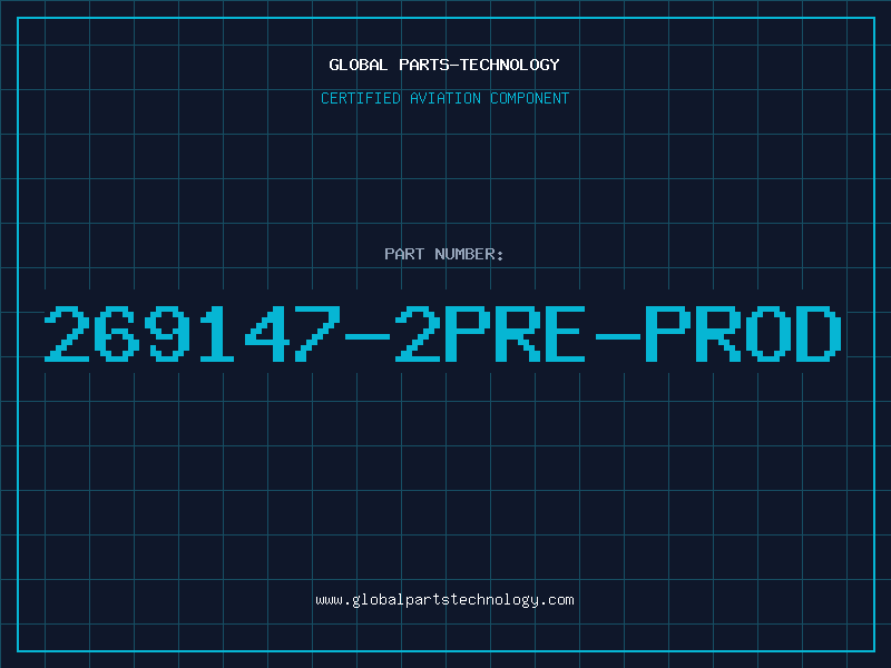 Aviation Part 269147-2PRE-PROD