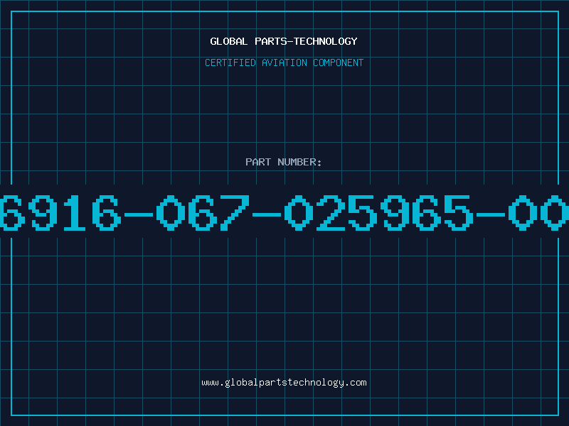 Aviation Part 26916-067-025965-001