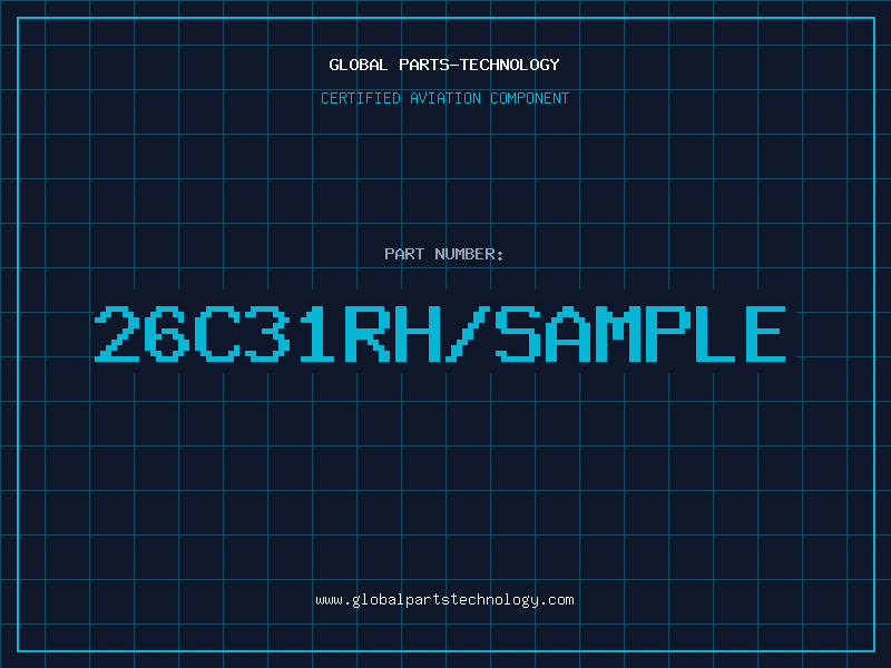Aviation Part 26C31RH/SAMPLE