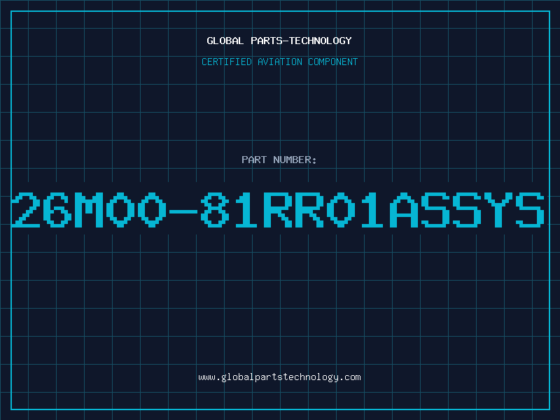 Aviation Part 26M00-81RR01ASSYS