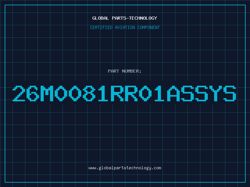 Aviation Part 26M0081RR01ASSYS