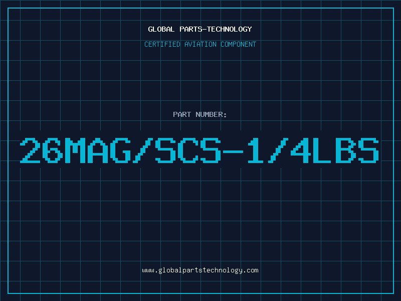 Aviation Part 26MAG/SCS-1/4LBS