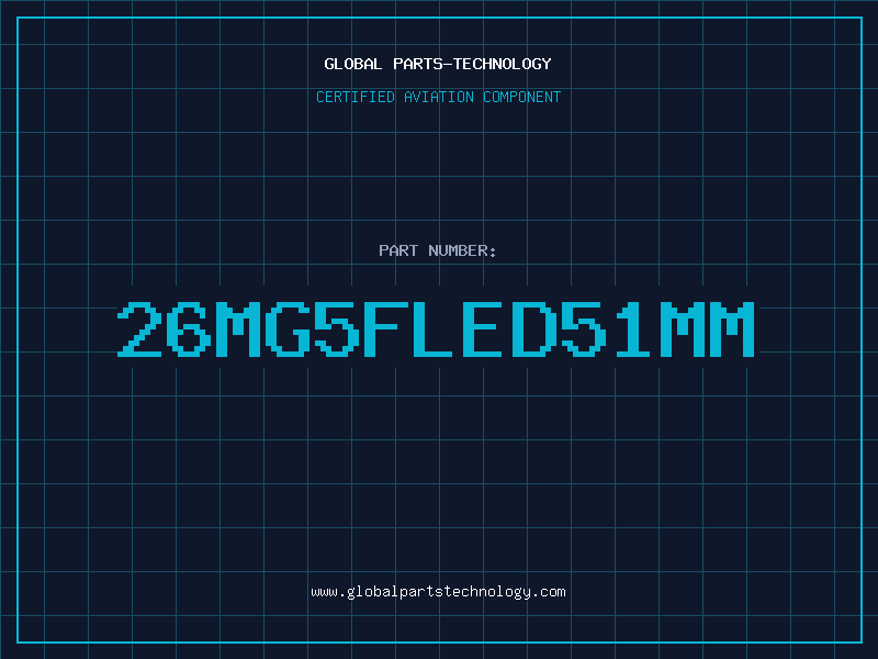 Aviation Part 26MG5FLED51mm