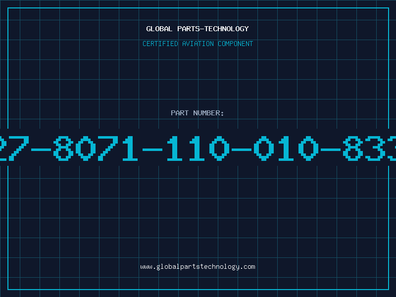 Aviation Part 27-8071-110-010-833