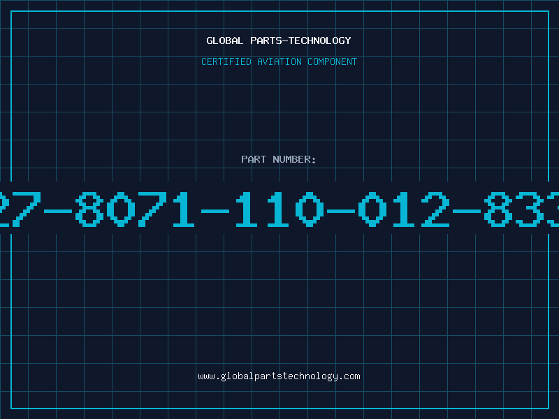 Aviation Part 27-8071-110-012-833