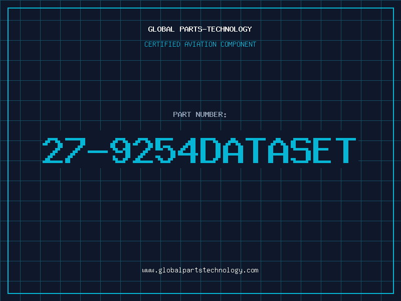 Aviation Part 27-9254DataSet