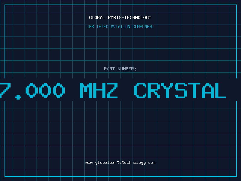 Aviation Part 27.000 MHZ CRYSTAL H