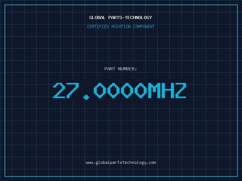 Aviation Part 27.0000MHZ