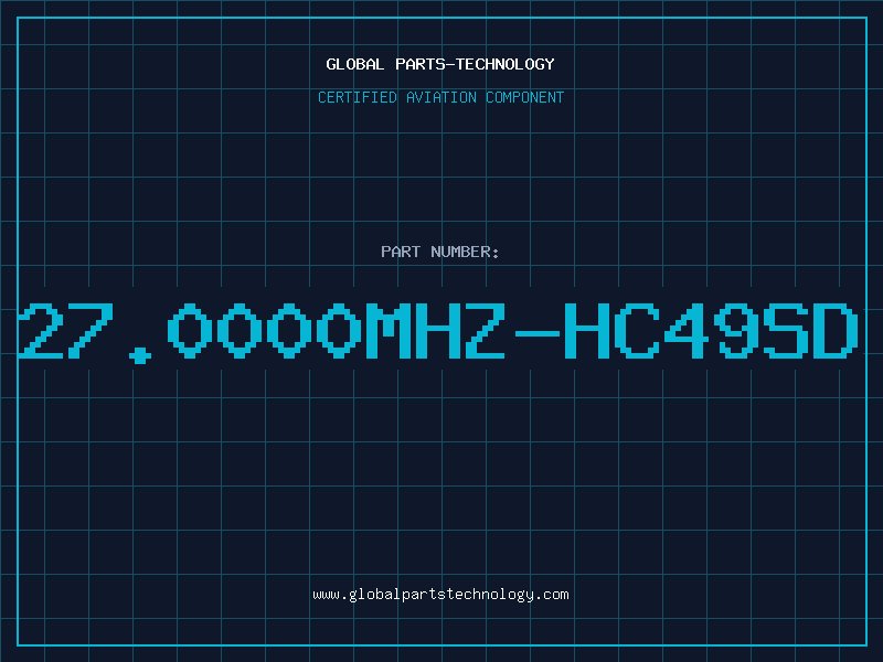 Aviation Part 27.0000MHZ-HC49SD