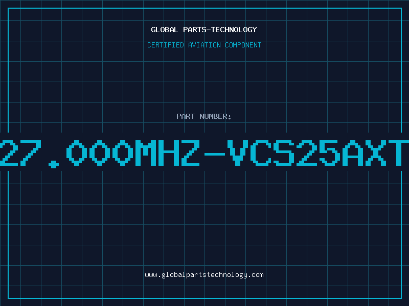 Aviation Part 27.000MHZ-VCS25AXT